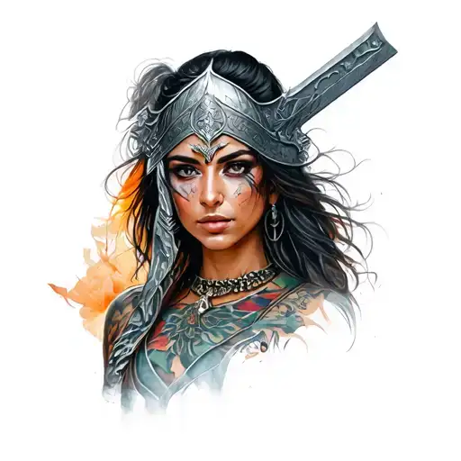 Melek Strong Woman Warrior