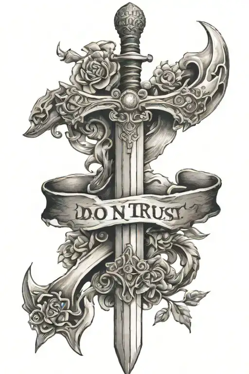 Sword That Says Do Not Trust