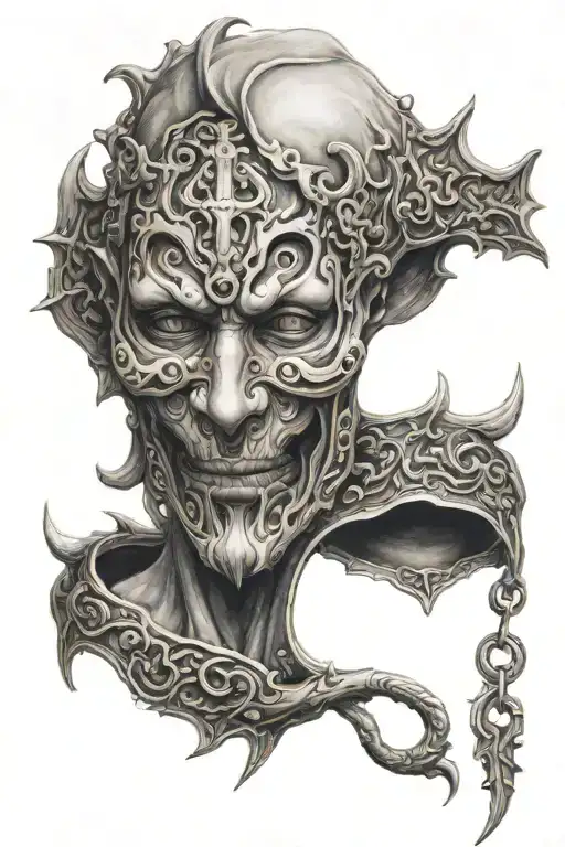 Hell & Heaven Hanma Mask