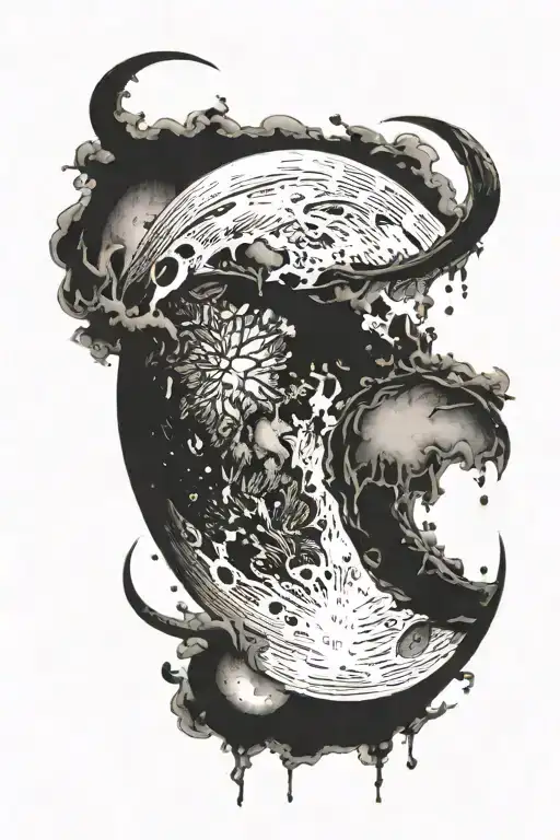 Waning Crescent Phase Moon