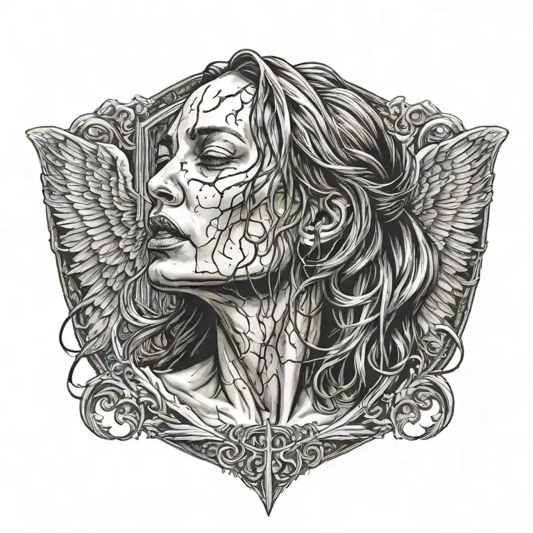 Death Angel Crying Woman