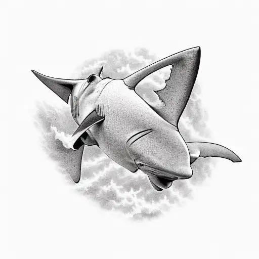 Aerial Photo Bull Sharks