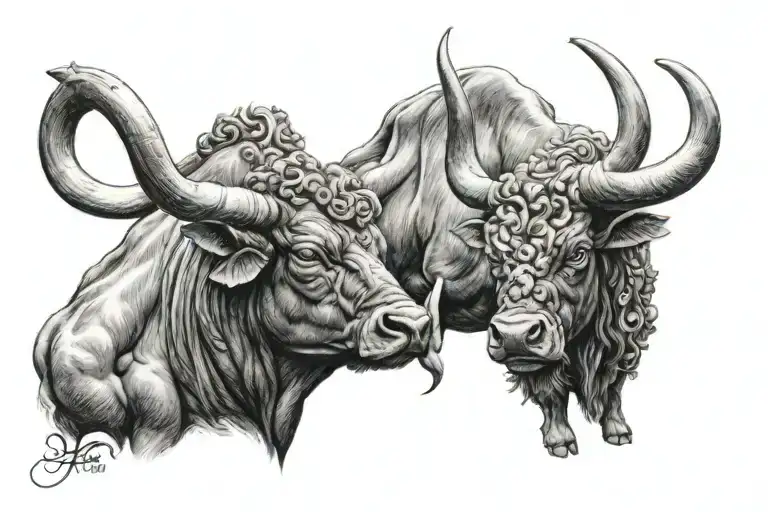 Taurus Bull And Gemini