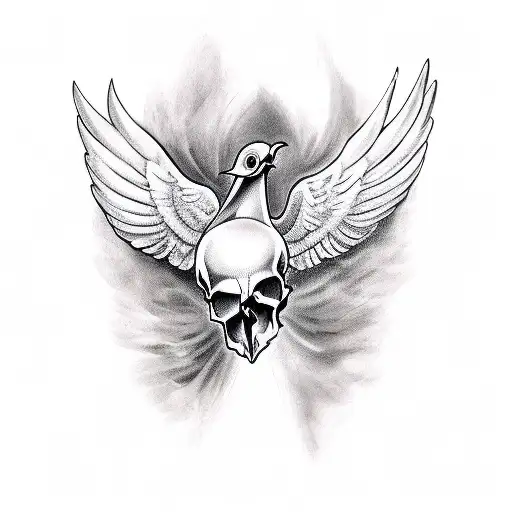 Dove Skull