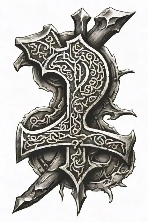 Ax Vikings Protection Rune