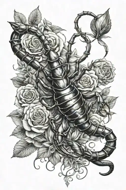 Scorpion Rose Surrounded