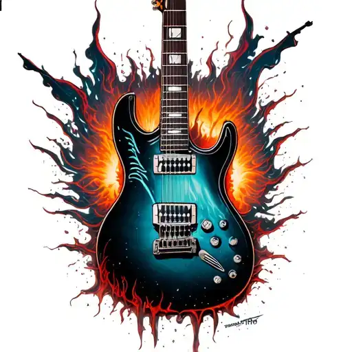 Eddie Van Halen Guitar Coming Through My Arm