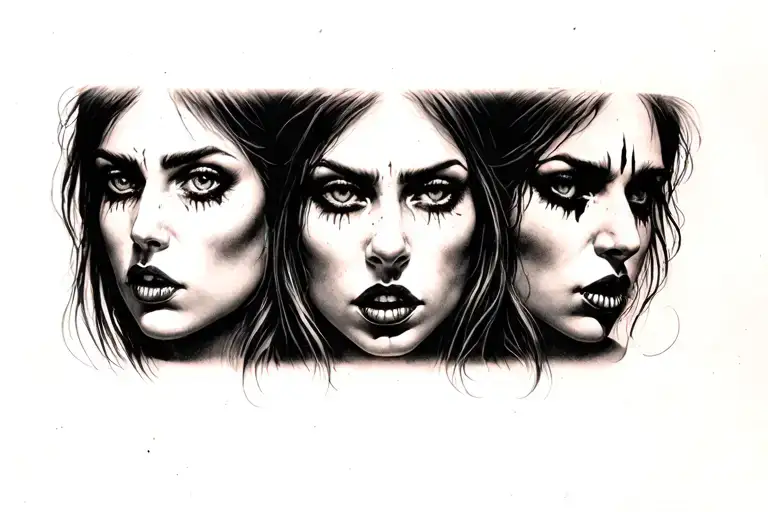 Do Not See Evil Do Not Speak Evil Do Not Hear The Evil Three Face Of A Woman