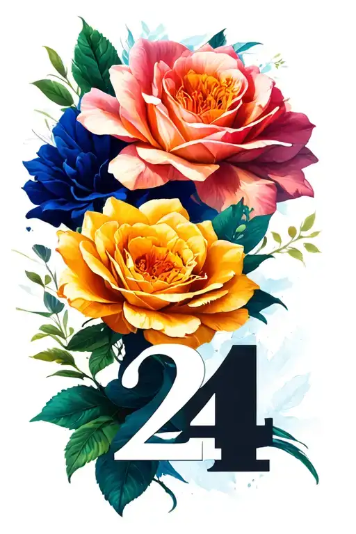 3 Different Style Number 24