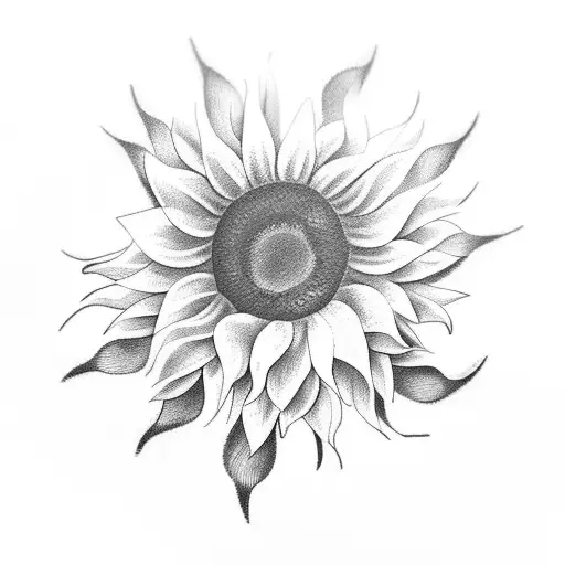 Sunflower With Thorns That Wrap Around Wrist