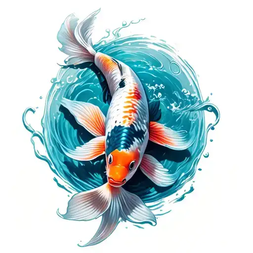 Koi Fish Realistic