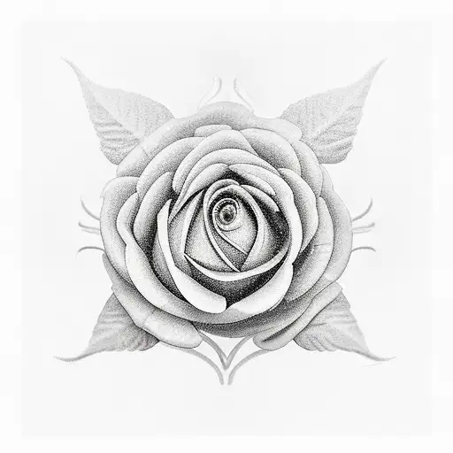 A Realistic Portrait Of A Flower With Intricate Details