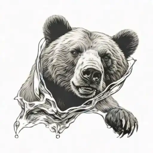Floating Bear