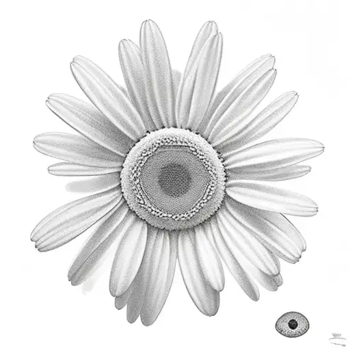 Daisy With A Stem That Says Something Beautiful Remains