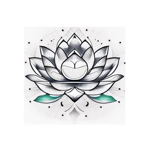 Lotus Flower With Sanskrit