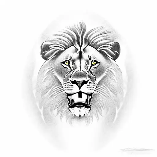 The Lion With Fire In His Hand