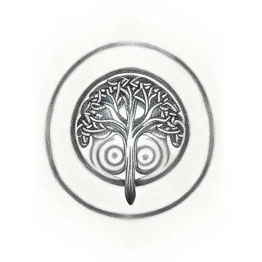 Celtic Tree Of Life Arm Ring