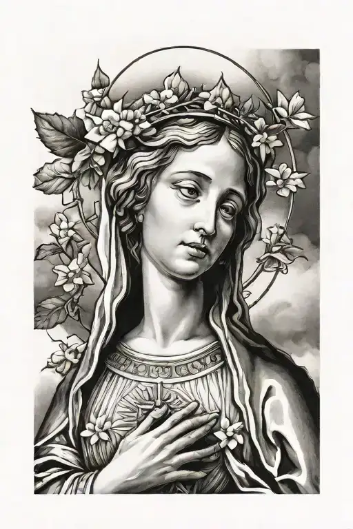 Mary Immaculate Conception Portrayed