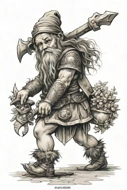 Beautiful Dwarf Woman Posing