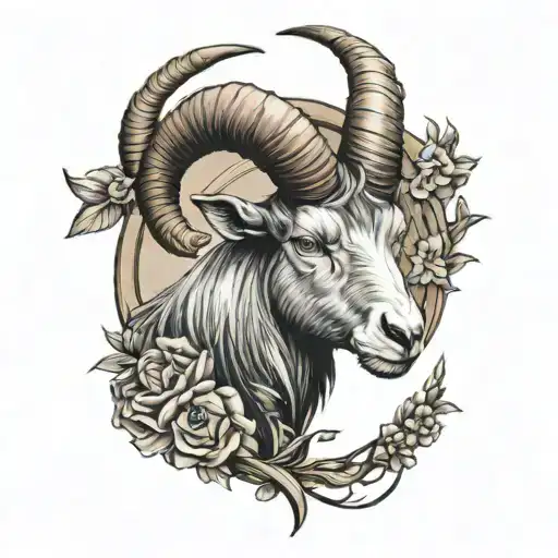 Zodiac Sign Virgo Year Of The Goat On The Whole Hand