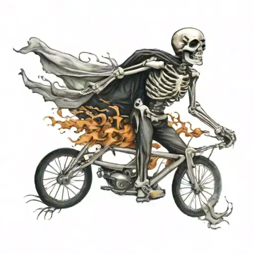 Road Running Skeleton