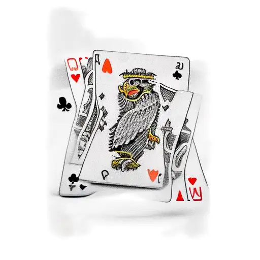 Dead Man's Hand Poker Hand With German Eagle