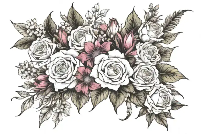 A Bouquet Of Flowers With Each Flower Representing A Different Milestone In Motherhood