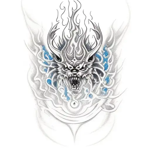 Cursemark With Fire And Water