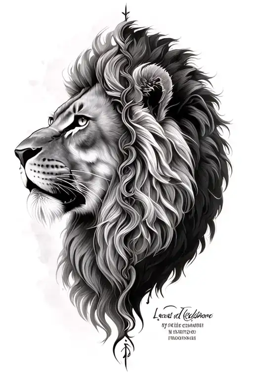 Half Cross And Half Lion