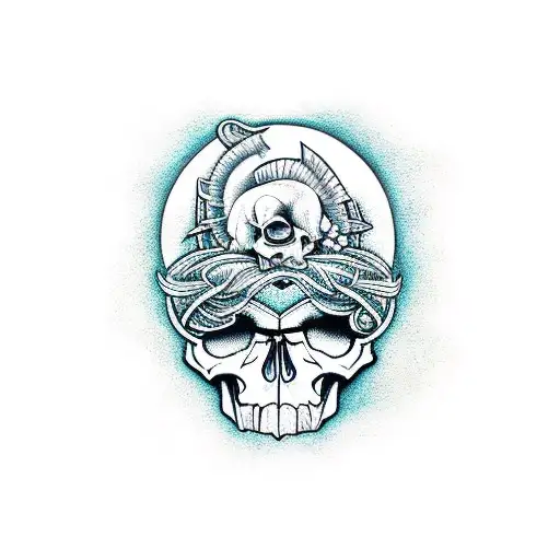 Skull In The Sea