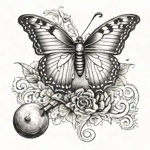 Kettlebell Semicolon Butterfly