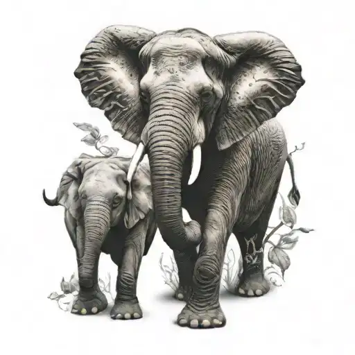 Elephant On Acid With Bunny Ears