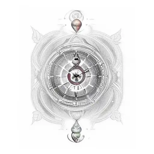 Hourglass In The Form Of Libra Zodiac