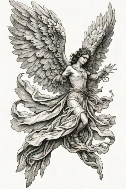 Angel With Wide Wings