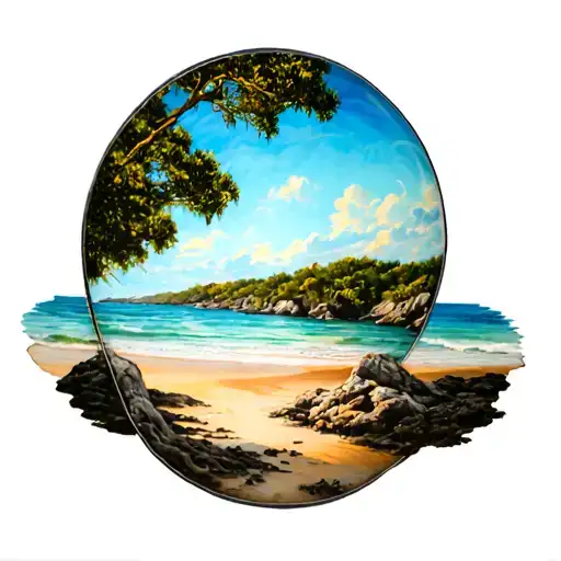 Australia Beach Scene