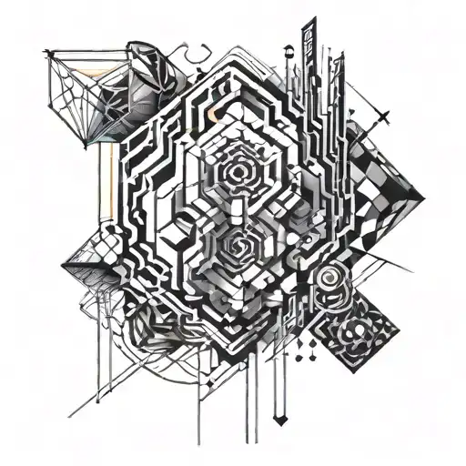 An Abstract Geometric Design Inspired By The Rhythm Of A Rave