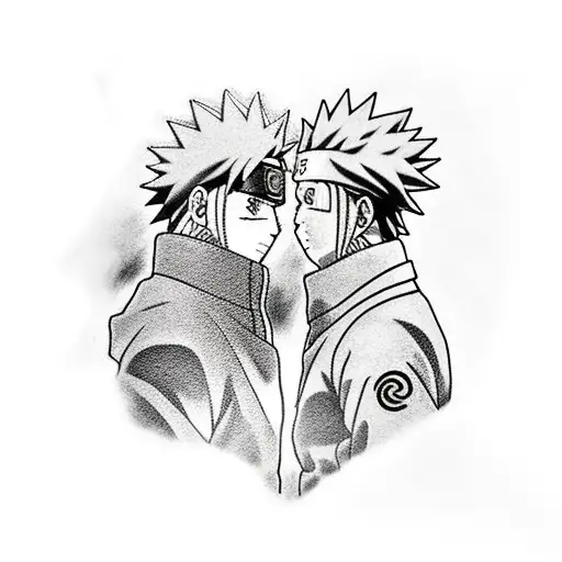 Naruto And Kakashi Fighting