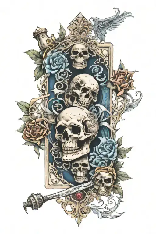 Tarot Fate Color Lovers Death