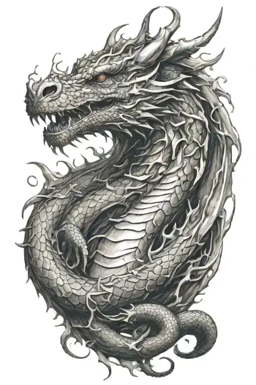 Dragon Coming Together To Make