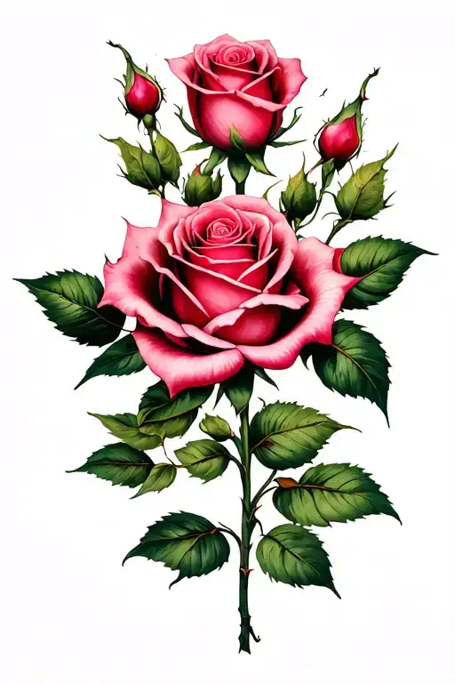 Rose Tattoo But Instead Of A Stem Make It Say Larose