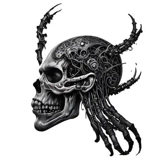 Bio Mechanical Giger Style Arm