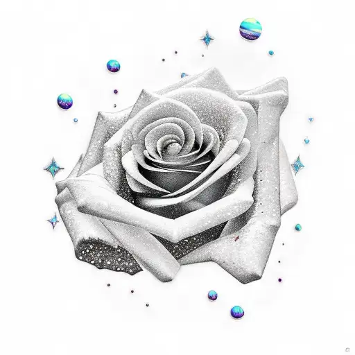 Rose With Galaxy