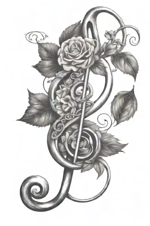 Treble Clef And Nature