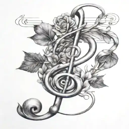 Treble Clef And Nature