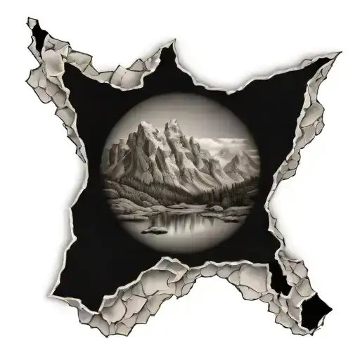 Mountain Range With A Surprise Twist