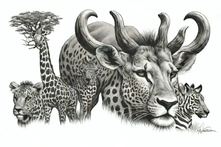 Animals Of The African Savanna