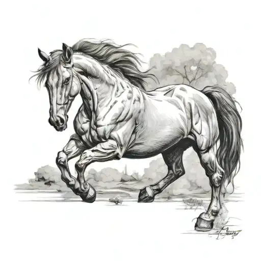 Horse Memorial Piece For My