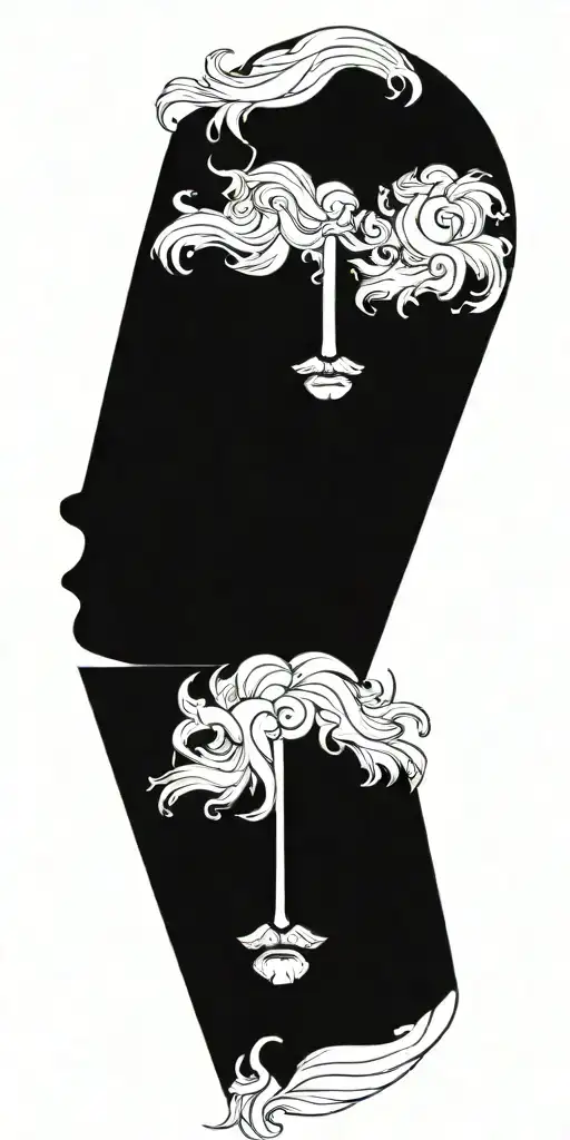 Greek Gods Faces Connected