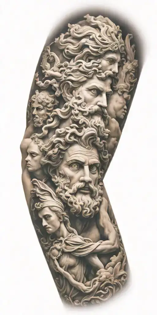 Greek Gods Sleeve Heavens
