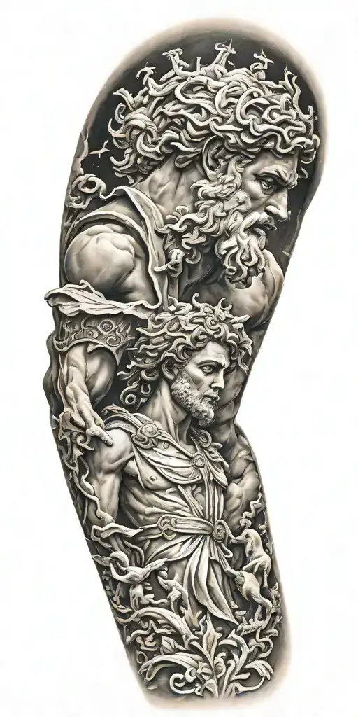 Greek Gods Heavens Sleeve